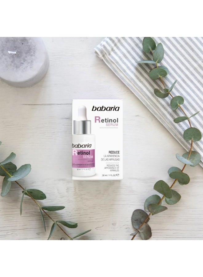 Babaria Retinol Face Serum, 1 oz - Facial Moisturizer for Skin Care - Anti Aging Serum to Reduce Appearance of Wrinkles - Improves Firmness and Elasticity - Light, Fast-Absorbing, Vegan Formula - Image 2