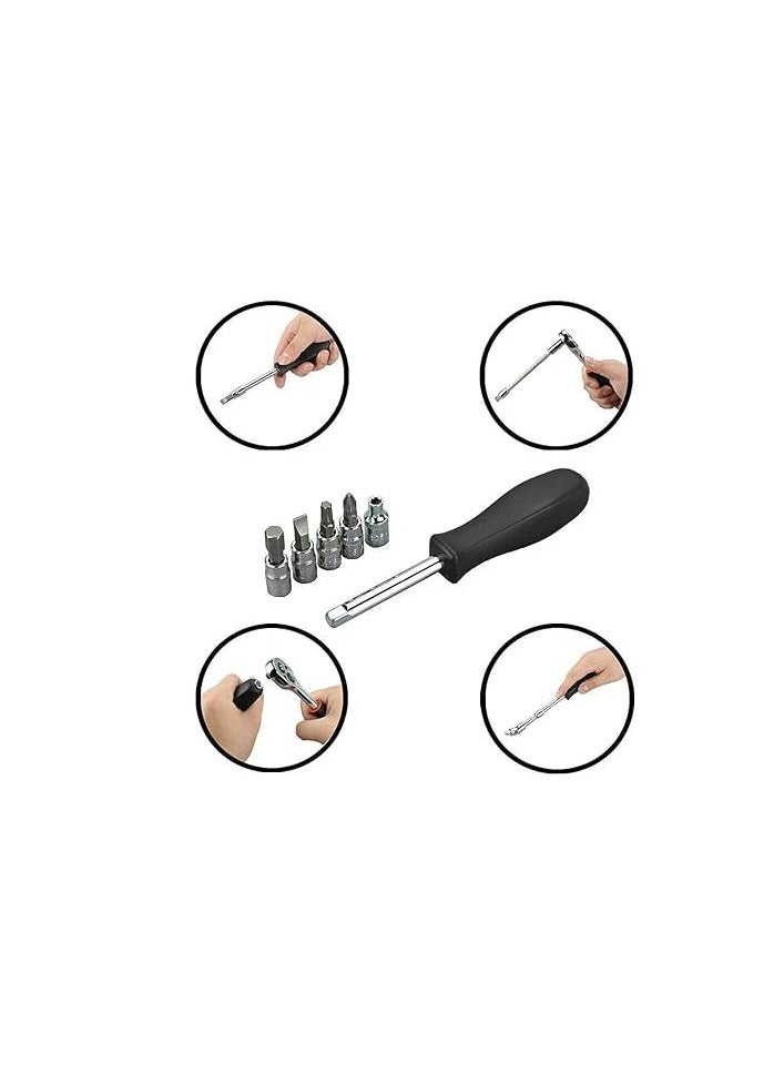 ABBASALI - Professional Household Tool Set Hardware Tools Manual Tool Set Car Repair Tools With Toolbox - Image 1