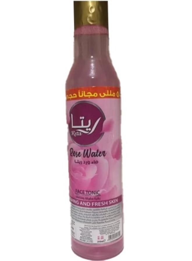 ريتا ماء الورد تونيك للوجه 250 مل - Image 1