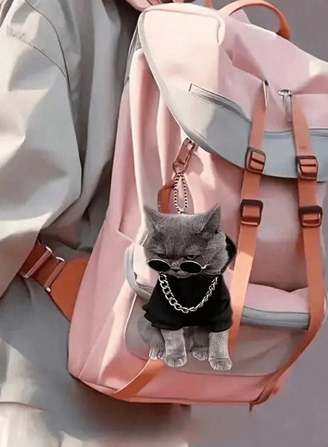 Cool Cat Acrylic Car Hanging Ornament - Stylish and Unique -Acrylic "Not Real Cat Fur" - Image 4