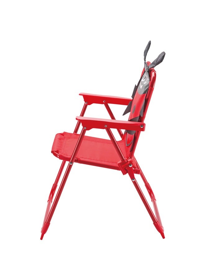 DPT Foldable Camping Chair for Kids Baby chair Red Size50*38.5*37Cm - Image 2