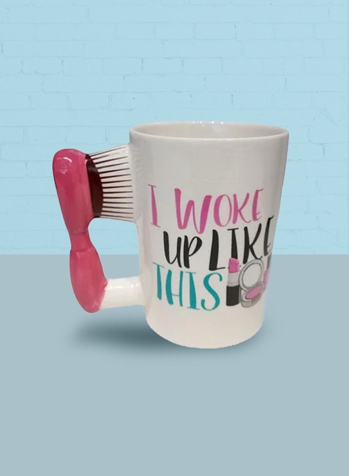 Fighter Gifts Hairbrush Mug - Image 2