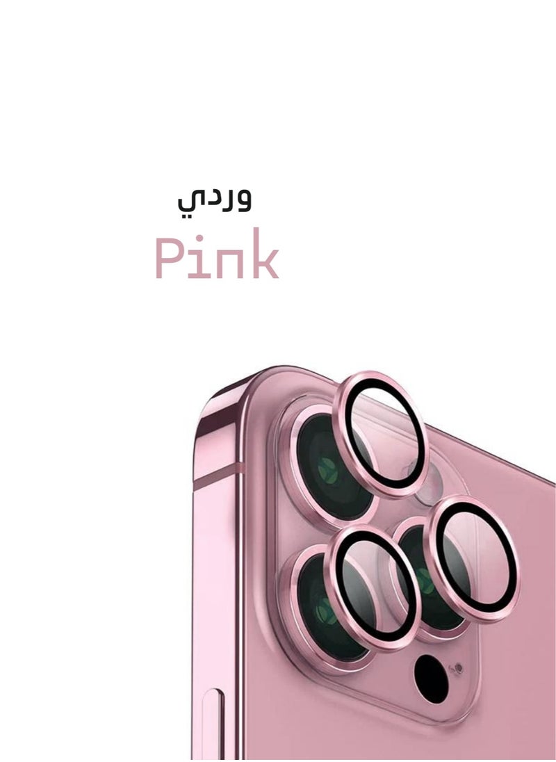 darc iPhone 15 and 15 Plus Camera Lens Protector Anti Fingerprint Pink  - Image 3
