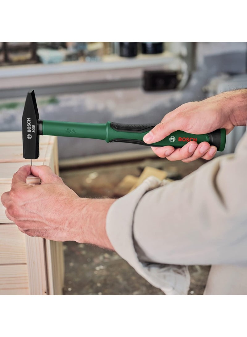 BOSCH Bosch Engineer's Hammer 300 g (Comfortable Soft Grip Handle with Fibreglass Core; Robust Carbon Steel; Effortless Impact Force; Low Vibration)  - Image 5