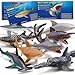 Yeonhatoys Yeonha Toys 8 Pack Shark Toys with Educational Booklet Soft Plastic Realistic Shark Figure Set for Kid Ocean Sea Animal Party Favor Pool Bath Tub Toy for Toddler Child Boy Girl Birthday Gift - Image 3