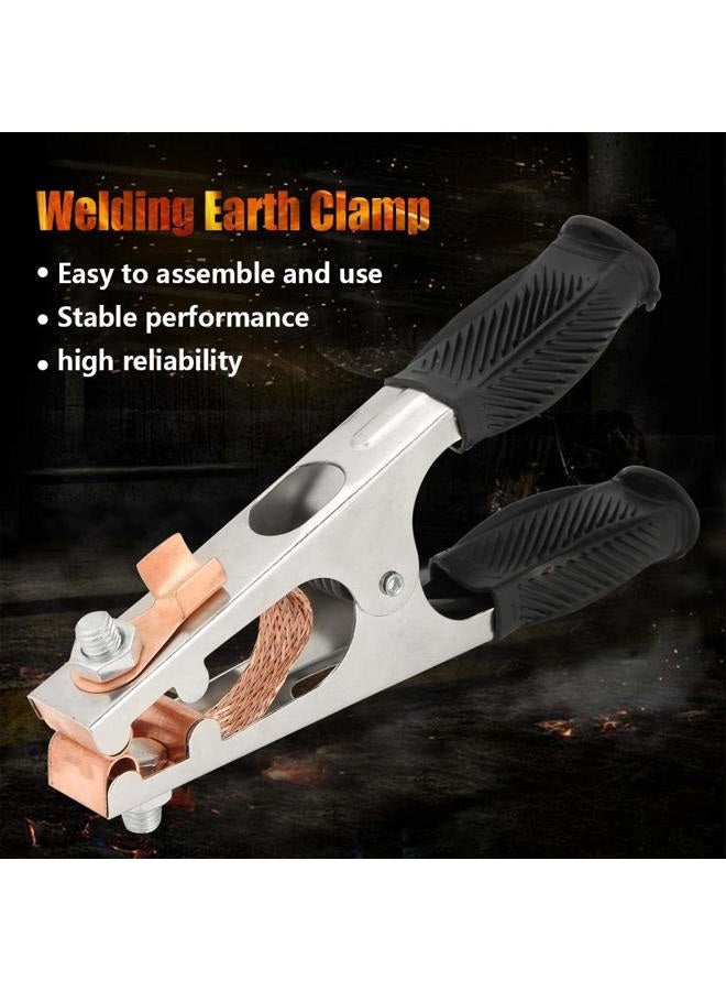 Walfront Welding Ground Clamp 500A Electroplated Welding Earth Clip for Manual Welder Copper US Type Dutch Type(US Type) - Image 5