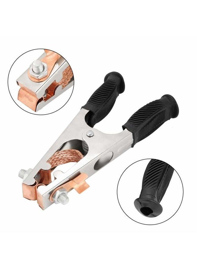 Walfront Welding Ground Clamp 500A Electroplated Welding Earth Clip for Manual Welder Copper US Type Dutch Type(US Type) - Image 4