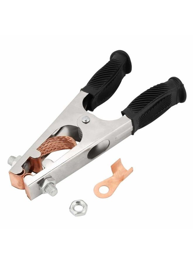 Walfront Welding Ground Clamp 500A Electroplated Welding Earth Clip for Manual Welder Copper US Type Dutch Type(US Type) - Image 3