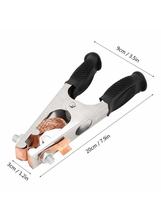 Walfront Welding Ground Clamp 500A Electroplated Welding Earth Clip for Manual Welder Copper US Type Dutch Type(US Type) - Image 2