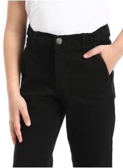 Andora Plain Gabardine Trousers For Boys _ Black  - Image 4