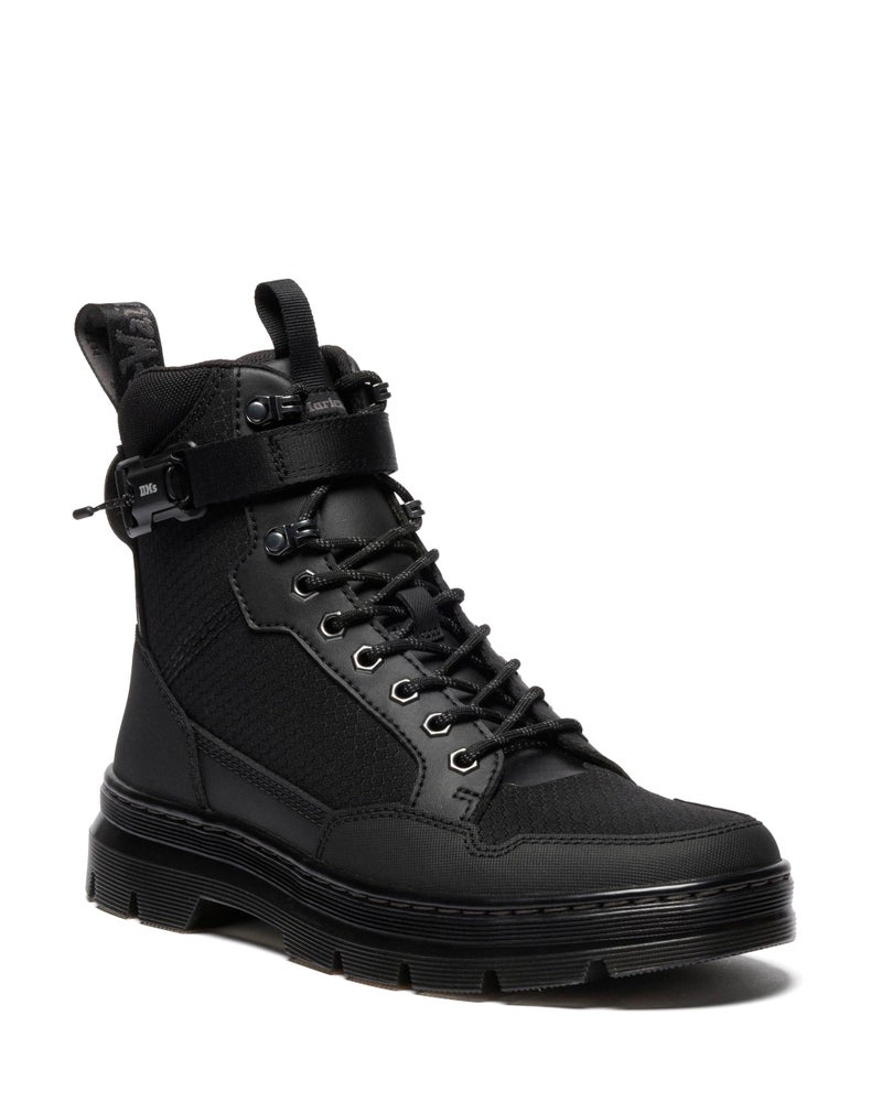 Dr Martens Dr. Martens Unisex Combs Tech MK .02 Boot, Black Recycled Hex Canvas+Ajax, 9UK, 11 US Women/10 US Men - Image 1