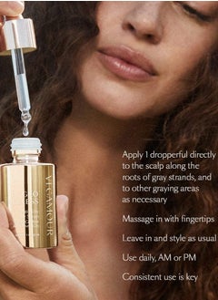 VEGAMOUR VEGAMOUR GRO Ageless Anti-Gray Hair Serum, 30ml – Promotes Natural Pigment Retention, Reduces Gray Hair, and Supports Healthy, Vibrant Hair Growth with Plant-Based Ingredients  - Image 2