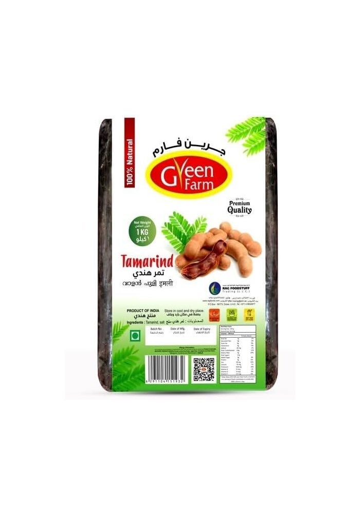 Green Farm Tamarind 1 kg - 100% Natural Premium Quality