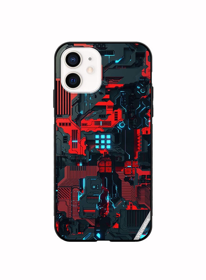 VR CREATIVE Protective Case Cover For Apple iPhone 11 Circuit Design Multicolour - Image 1