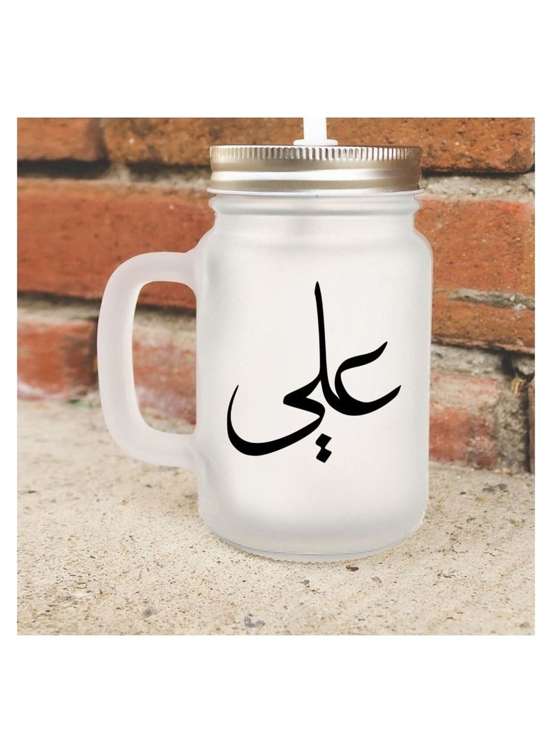 إم إي سي جرة بلوري مطبوعة باسم علي 12 أونصة - Image 2