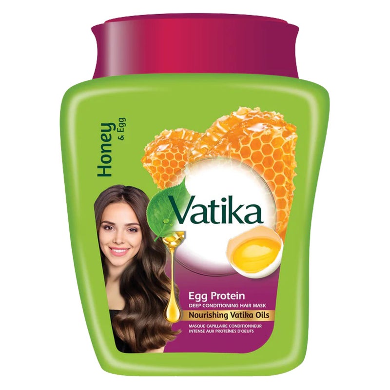 Vatika Naturals Hot Oil Hair Mask - Egg Protein & Multivitamin Treatment for Dry, Damaged Hair, Nourishing & Strengthening, Deep Conditioning for Soft, Smooth Hair - 500ml - Image 1
