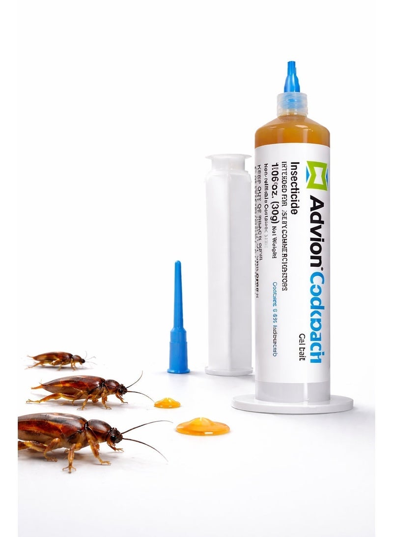 Cockroach Gel 30g | 1 Plunger + Tip | Flying Insects Killer Bug Zapper Insect Killer Outdoor - Image 1