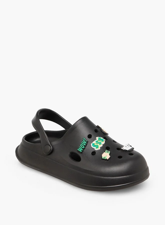 Lee Cooper Men's Jibbitz Accent Clogs