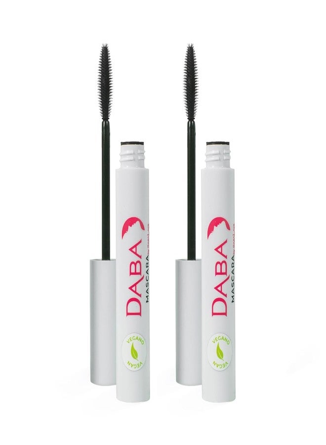 DABALASH Daba Duo Gentle Vegan Mascara Twin Pack with Nourishing Jojoba Esters - Cruelty-Free Formula Naturally Promotes Longer, More Voluminous & Defined Lashes - Two 0.3 oz Mascaras, Very Black - Image 1