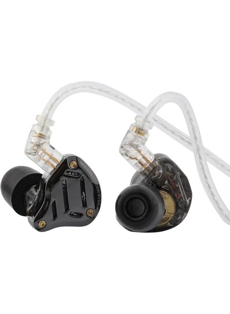KZ ZS10 PRO 2 In Ear Monitor IEM, 1DD+4BA Hybrid Wired Earbuds, with 4-Level Tuning Switch, 3-Way Crossover Gaming Earbuds, Silver-plated IEM Cable for Musician Audiophile and Gamers(With Mic) - Image 1