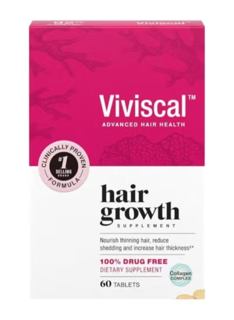Viviscal Woman Hair Health Supplements, 60 Tablets - Image 1