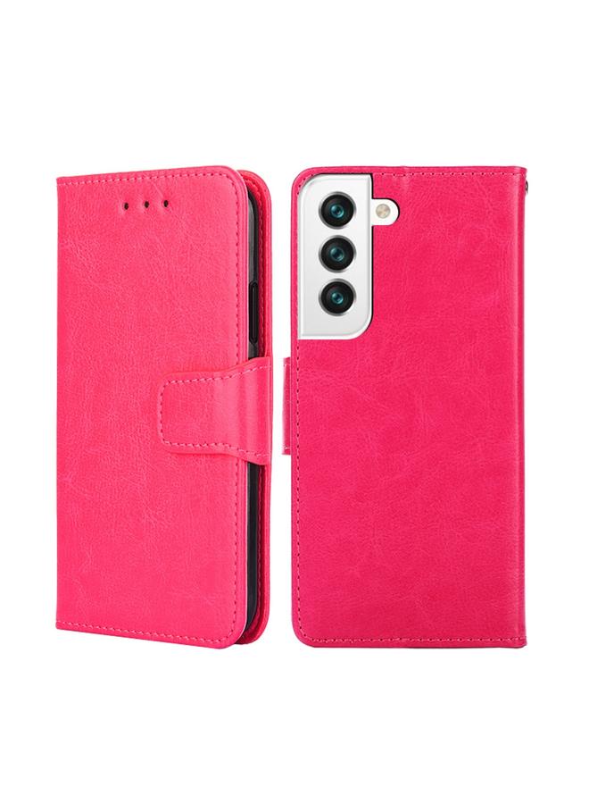 S-TOP Case For Samsung Galaxy S22 5G Crystal Texture Horizontal Flip Leather Case with Holder & Card Slots & Wallet - Image 1
