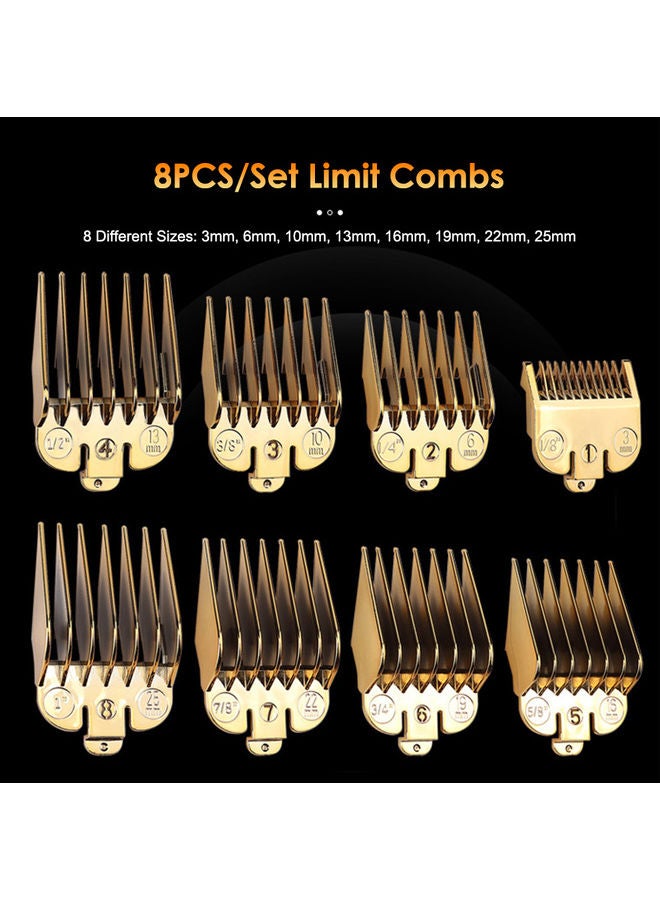 NIBEMINENT 8-Piece Hair Trimmer Guard Attachments Compatible with Wahl Golden - Image 4