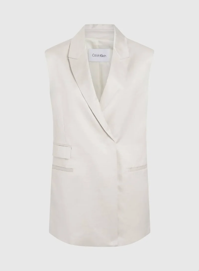 CALVIN KLEIN Relaxed Viscose Tailored Gilet