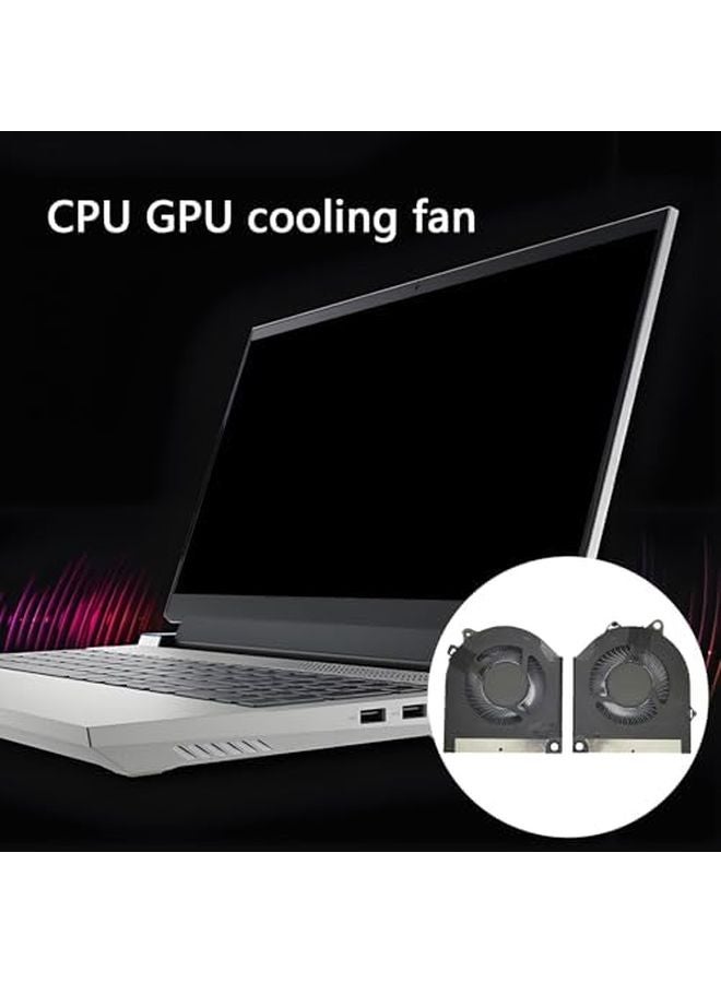G15 5530 2023 Laptop CPU GPU Cooling Fan DC12V 4Pin 4Wires Replacement Part - Image 3