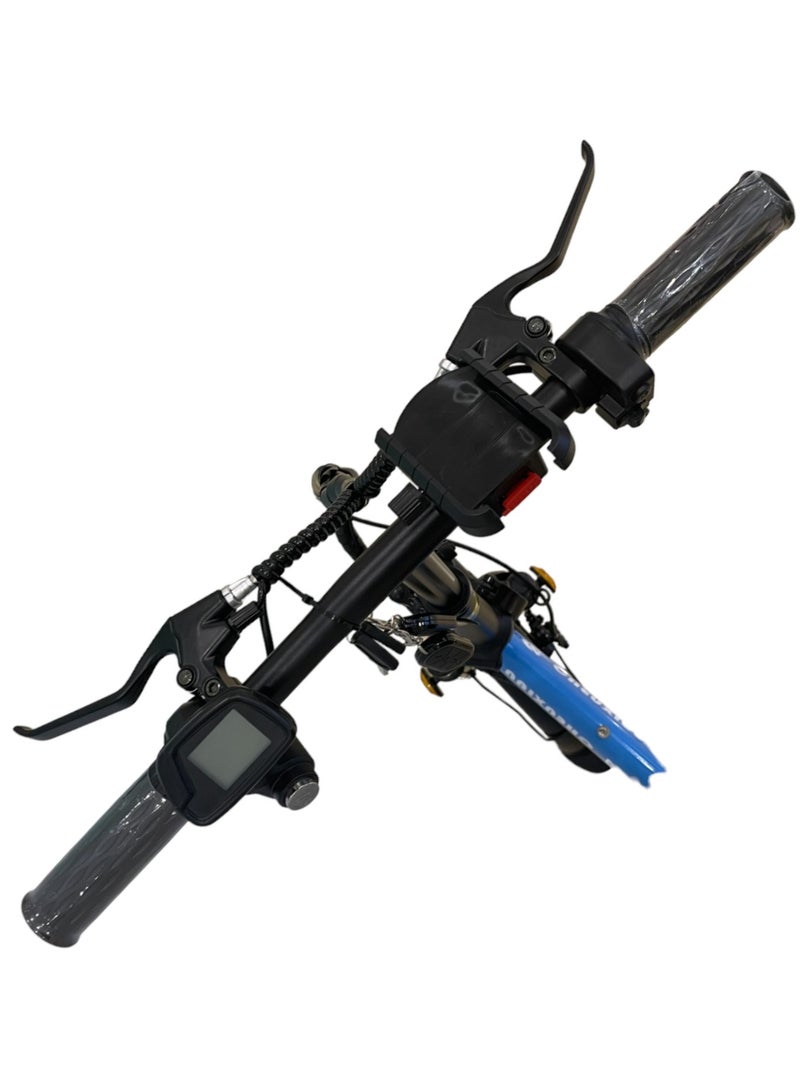 Chenxian Adult Electric Bicycle Bike Foldable Commuter Electric Bike 400W Motor 14 Inch 48V Electric Bike 13Ah Lithium Battery City Bike Max Speed 45Kmph Disc Brake Outdoor Riding  - Image 5