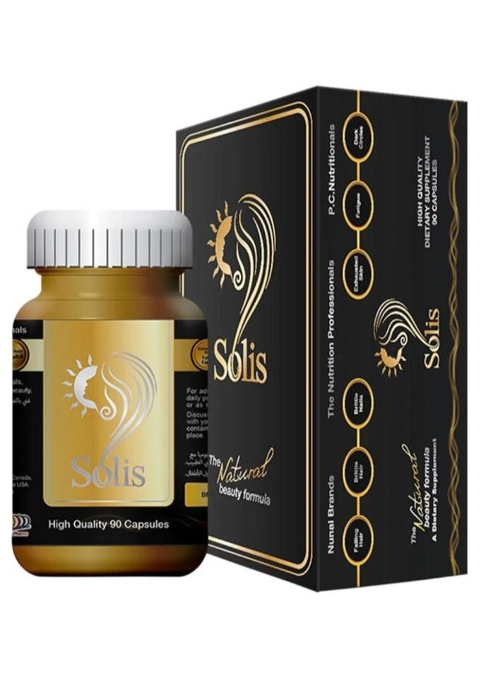 Solis Capsules For Prevention Of Hair Loss, Dry Skin & Brittle Fingernails 90 Capsules - pzsku/ZDBBB5281F260E6CC597AZ/45/_/1683817264/da8f864f-8bf7-4218-835d-6c8809e58b5f