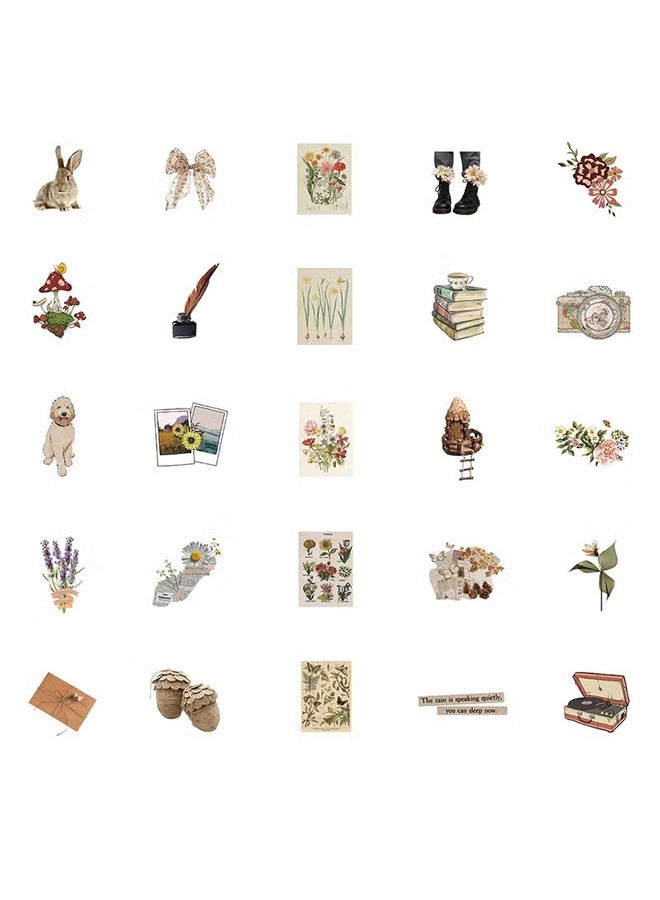Jamal Vintage Aesthetic Stickers 50 Pcs, Vinyl Waterproof Stickers For Water Bottles Laptop Phone Computer Guitar - Image 4