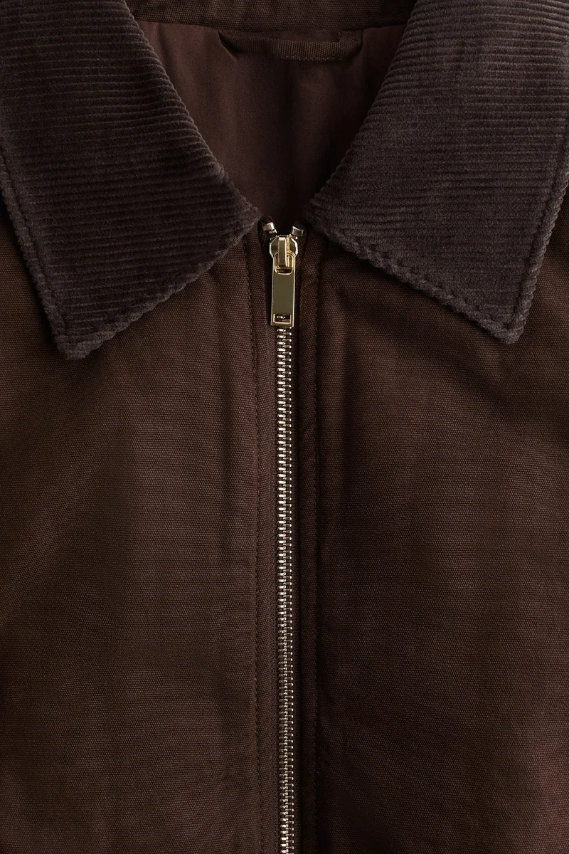 H&M Corduroy-collar gilet