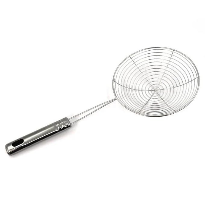 PREMIUM LARGE OIL STRAINER PERFECT TOOL FOR CRISPY FRIED FOODS EFFORTLESSLY REMOVES EXCESS OIL FOR HEALTHIER MESSFREE FRYING