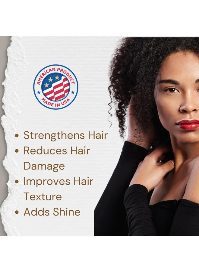 t.botanicals مجموعة نمو الشعر من الزيوت والزبدة من تشاد أفريقيا - 4 أونصات من زيت الشيب، 8 أونصات من زبدة الشيب مع ذيل الحصان (لافندر) - Image 4
