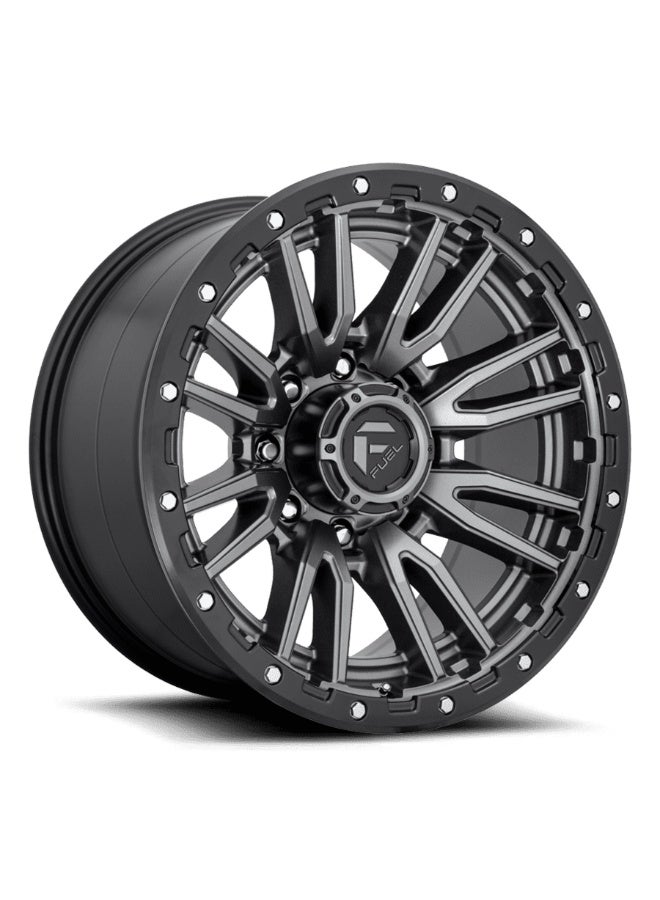 FUEL D680 REBEL 20X10 5X150 ET-18 CB110.20 ANTHRACITE /BLK LIP - Image 1