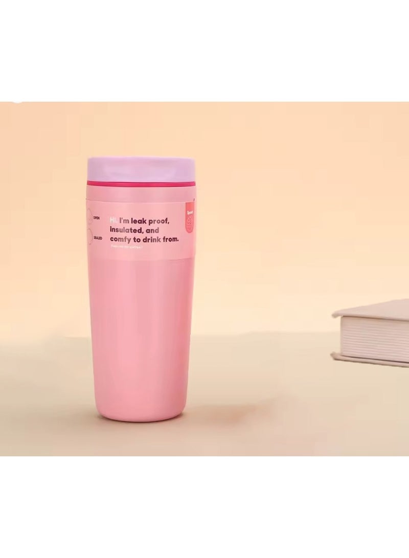 Insulated thermal mug with a tight-fitting lid, suitable for hot and cold beverages. Modern design. 590 ml - Image 2