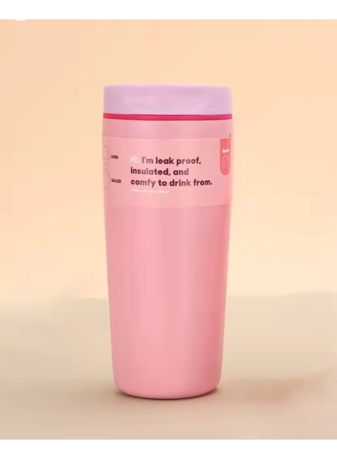 Insulated thermal mug with a tight-fitting lid, suitable for hot and cold beverages. Modern design. 590 ml - Image 1