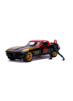 JADA Marvel Black Widow 1966 Chevy 1:24  - Image 4