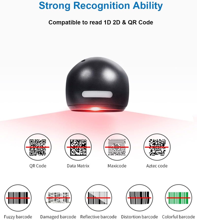 LENVII Barcode Scanner 1D 2D QR Desktop Wired Barcode Scanner Platform Hands-Free Automatic Sense Reader USB Port Plug&Play CMOS Sensor Suitable for Warehouse, Supermarket, Bookstore Pos System - Image 2
