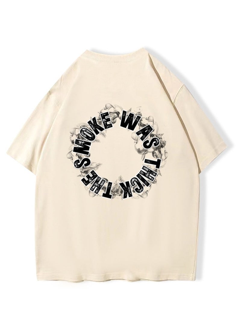 Short Sleeve T-shirt Loose Cotton Summer Men's T-Shirt Fashion Round Neck Men's Short Sleeve Top - Image 1