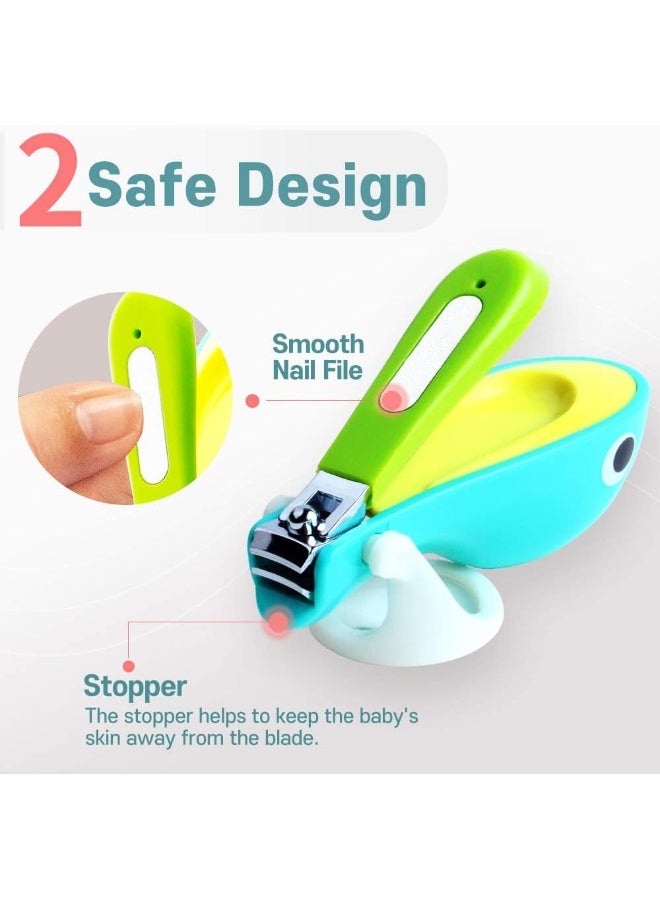 ROYAL Made in Korea Baby Whale Nail Clipper with Magnifier - Image 3