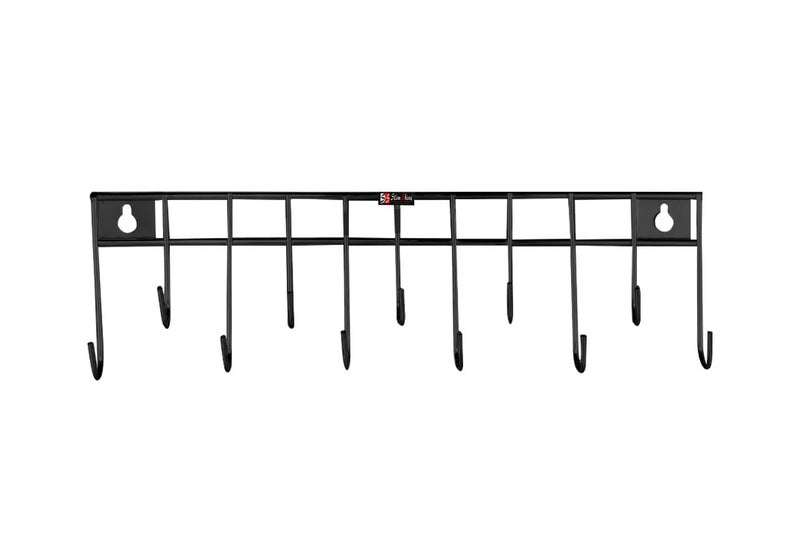 Slim Shine SLIMSHINE Iron Wall Mounted Cutlery Holder | Spoon Stand | Multi Purpose Stand for Wall | Keys Holder | Ladle Stand (Hardware Include) (BLACK) - Image 5