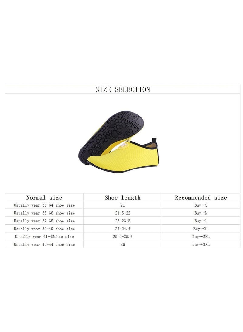 NIBEMINENT Women and Mens Beach Shoes，Water Shoes,Swimming and Water Games Shoe,Bare foot Quick Dry Aqua Shoes - Image 4