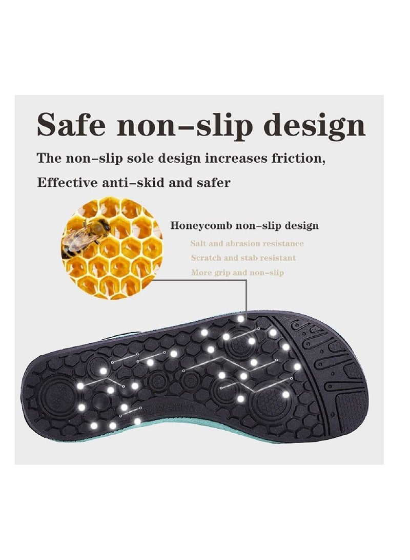 NIBEMINENT Women and Mens Beach Shoes，Water Shoes,Swimming and Water Games Shoe,Bare foot Quick Dry Aqua Shoes - Image 3