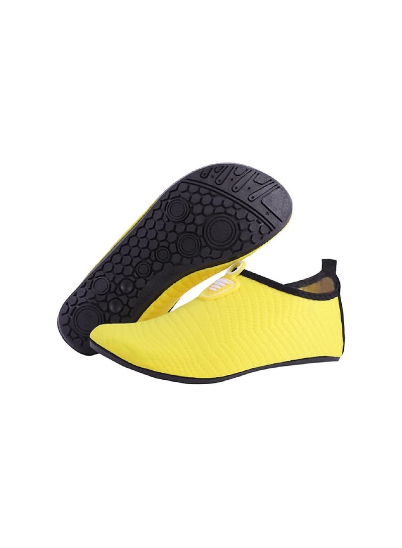 NIBEMINENT Women and Mens Beach Shoes，Water Shoes,Swimming and Water Games Shoe,Bare foot Quick Dry Aqua Shoes - Image 1