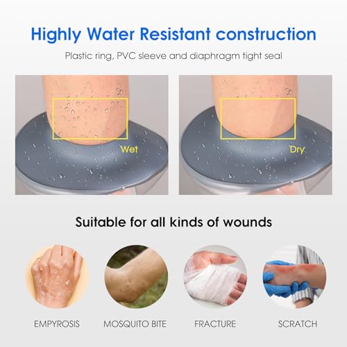COMFYTHERA Waterproof Hand Cast Cover for Shower Wound Protector Bath Adult Watertight Cast Bag Showering for Surgery Wrist, Finger, Reusable Durable (A-Hand) - Image 5
