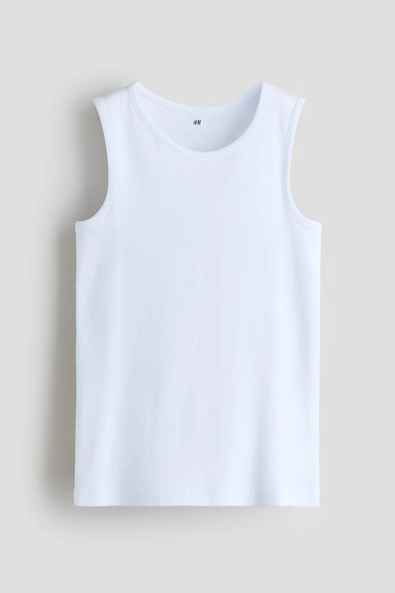 H&M 5-pack cotton vest tops