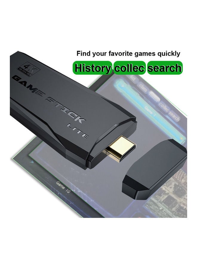 Game Console 4K HD Video Game Console 2.4G Dual Wireless Controller, Classic 64GB Retro TV Game Console 10000 Game Stick - Image 4