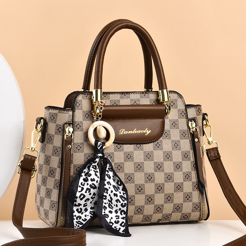 Middle-Aged Mother'S Bag, High-End, Versatile, Single Shoulder Crossbody Bag, 2025 Large-Capacity Handbag, Trendy And Fashionable Women'S Bag - Image 2
